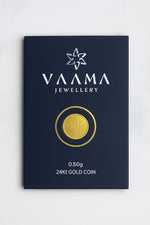 Load image into Gallery viewer, 0.5 Gram 24KT Gold Coin