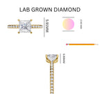 Load image into Gallery viewer, 1.56ct Princess Royal Lab Grown Diamond Ring