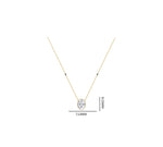 Load image into Gallery viewer, Oval Solitaire 1.43 ct lab grown Mangalsutra