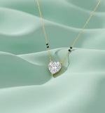 Load image into Gallery viewer, Heart Solitaire 1.67 ct lab grown Mangalsutra