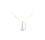 Load image into Gallery viewer, Tri-Stone Balance 1.64 ct lab grown Diamond Mangalsutra