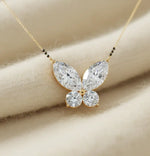 Load image into Gallery viewer, Round & Marquise Fusion 1.51 ct lab grown Mangalsutra