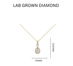 Load image into Gallery viewer, 1.05ct Lab Grown Diamond Regal Accent Pendant