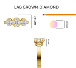 Load image into Gallery viewer, 0.53ct Lab Grown Diamond Whisper Pavé Ring