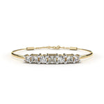 Load image into Gallery viewer, 0.4 Ct Gemlink Prism Chain Bracelet