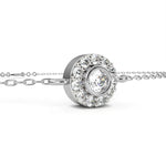 Load image into Gallery viewer, 0.3 Ct Orbit Dot Chain Bracelet