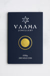 0.5 Gram 24KT Gold Coin