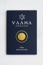 Load image into Gallery viewer, 0.5 Gram 24KT Gold Coin

