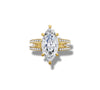 3.33ct Regal Marquise Trio Lab Grown Diamond Ring