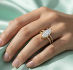 Load image into Gallery viewer, 3.33ct Regal Marquise Trio Lab Grown Diamond Ring
