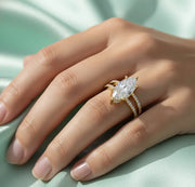 3.33ct Regal Marquise Trio Lab Grown Diamond Ring