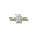1.35ct Emerald Elegance Lab Grown Diamond Ring