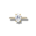 1.3ct Oval Brilliance Lab Grown Diamond Ring
