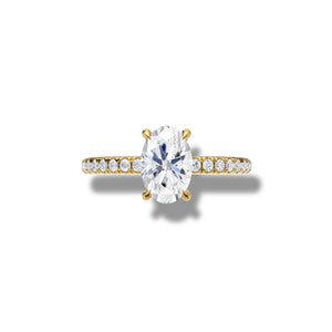 1.3ct Oval Brilliance Lab Grown Diamond Ring