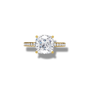 2.94 Ct Cushion Cut Lab Grown Diamond Ring