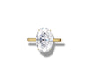 3 Carat Grand Oval Solitaire Lab Grown Diamond Ring