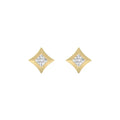 0.86 ct Lab-Grown Diamond Princess Stud Earrings