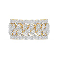 2.66 ct Lab-Grown Diamond Pear & Round Grand Ring