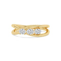 0.46 ct Lab-Grown Diamond Oval Trio Ring