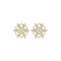 0.39ct Lab Grown Diamond Classic Pavé Stud Earrings
