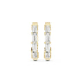 0.35ct Lab Grown Diamond Minimal Baguette Stud Earrings