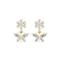 1.59ct Lab Grown Diamond Radiant Symphony Earrings