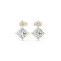 1.78ct Lab Grown Diamond Grand Duo Statement Earrings