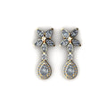 2.456 ct Lab-Grown Diamond Multi-Shape Dangle Earrings