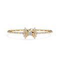 1.65 Ct Dual Dazzle Princess Gold Bracelet