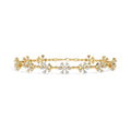 0.91 Ct Crystal Flicker Gold Bracelet