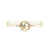 0.20 Ct Sleek Ray Gold Bracelet