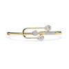 0.73 Ct Pear Drop Whisper Gold Bracelet