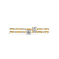 2.21 Ct Boldline Glimmer Gold Bracelet