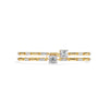 2.21 Ct Boldline Glimmer Gold Bracelet