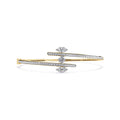 1.57 Ct Marquise Whirl Gold Bracelet