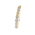 0.84 Ct Soft Spark Bloom Gold Bracelet