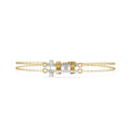0.27 Ct Subtle Gleam Gold Bracelet