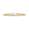 3.89 Ct Classic Ray Gold Bracelet