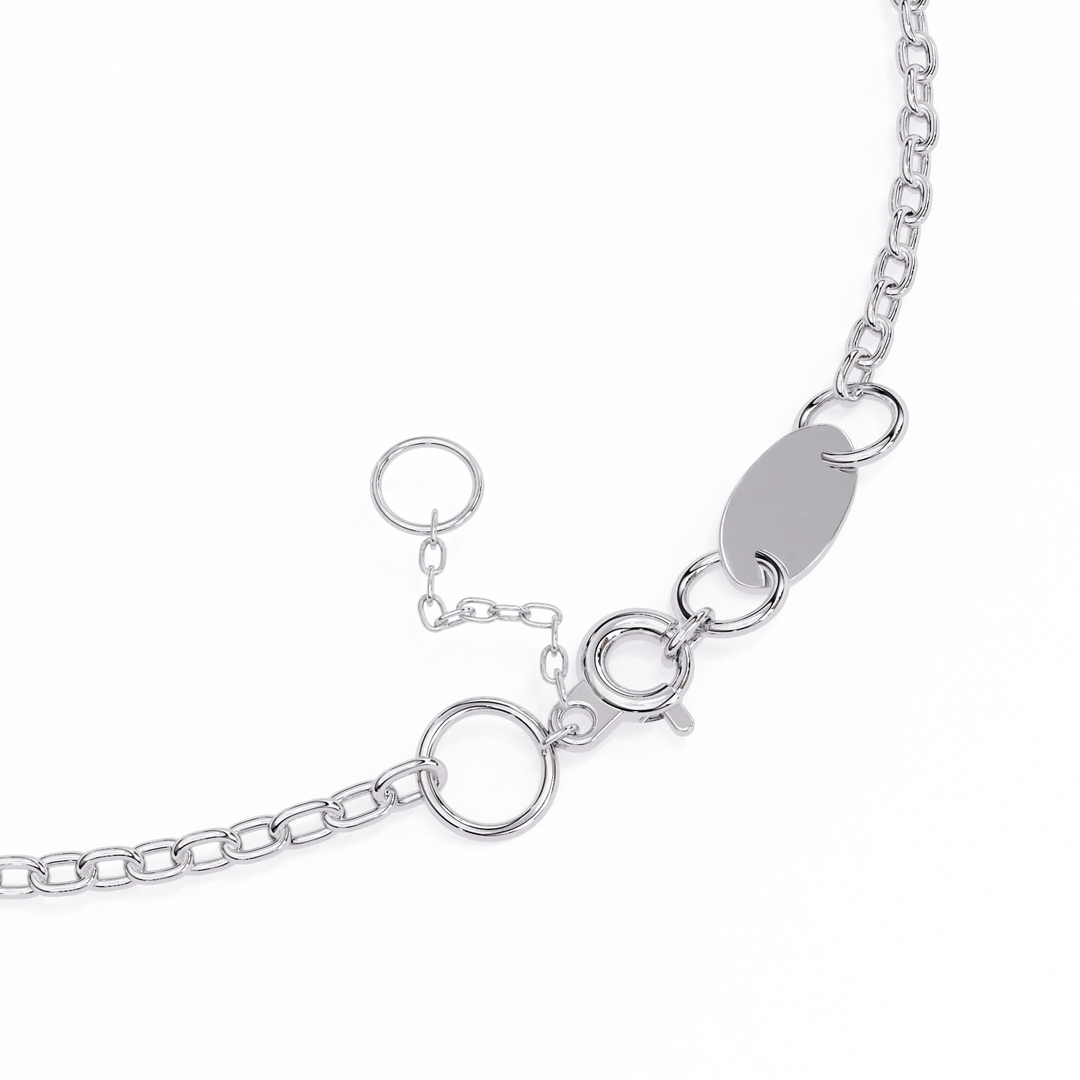 0.1 Ct Mini Dazzle Chain Bracelet