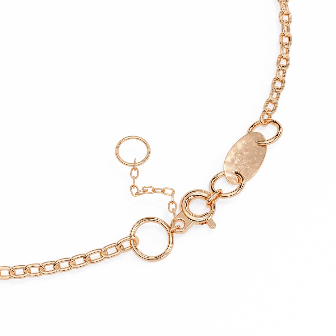 0.1 Ct Mini Dazzle Chain Bracelet