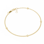 Load image into Gallery viewer, 0.1 Ct Mini Dazzle Chain Bracelet
