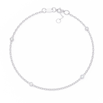 Load image into Gallery viewer, 0.1 Ct Mini Dazzle Chain Bracelet
