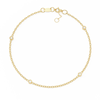 0.1 Ct Mini Dazzle Chain Bracelet