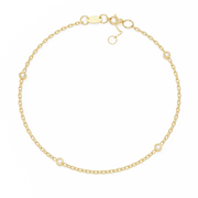 0.1 Ct Mini Dazzle Chain Bracelet