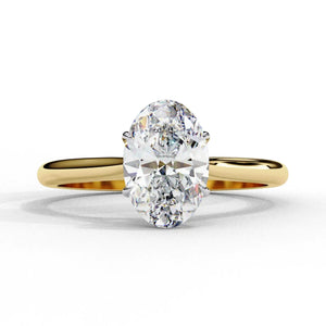 1.2 Ct Regal Oval Solitaire Ring