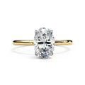 1.2 Ct Dazzling Oval Solitaire Ring