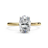 1.2 Ct Dazzling Oval Solitaire Ring