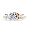 4 Ct Grand Cushion Halo Ring
