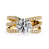 1.7 Ct Lustrous Round Gala Ring