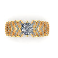 1.19 ct Lab-Grown Diamond Round Pavé Ring